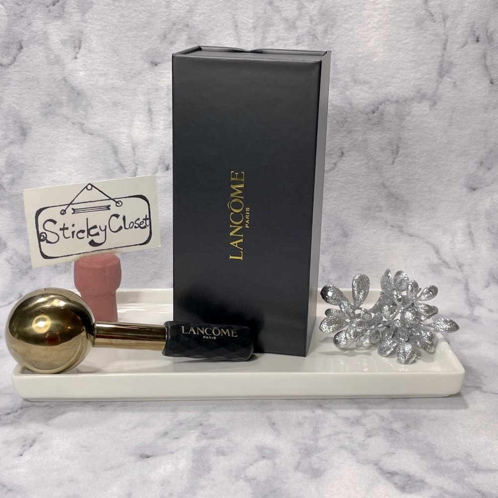 Lancome Luxurious Cooling Globe Facial Massager, Skincare Blood Flow, Boxed -NEW
